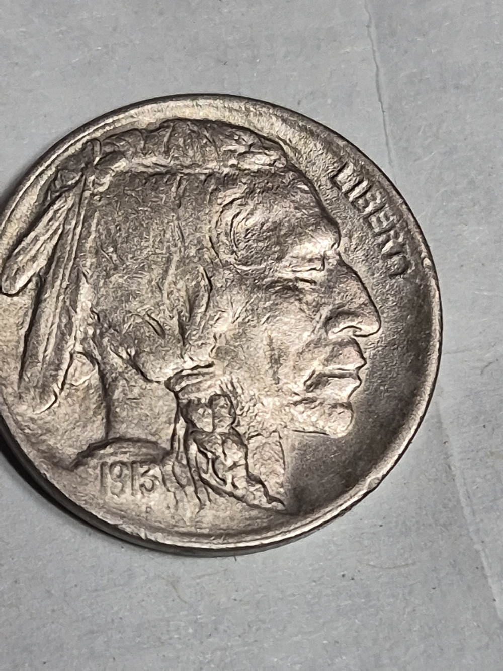 Uncirculated 1913 Buffalo Nickel Type 1